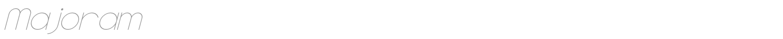 Majoram font preview